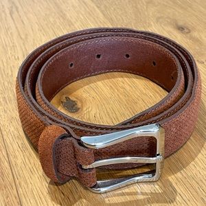 Michael Bastian Men’s Leather Belt Tan Brown Sz 36